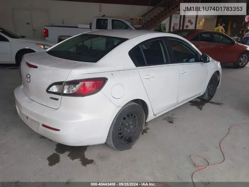 JM1BL1U74D1783353 2013 Mazda Mazda3 I Sport