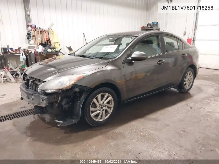 2013 Mazda Mazda3 I Touring VIN: JM1BL1V76D1718258 Lot: 40449485