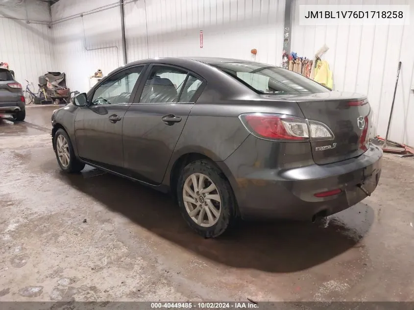 JM1BL1V76D1718258 2013 Mazda Mazda3 I Touring