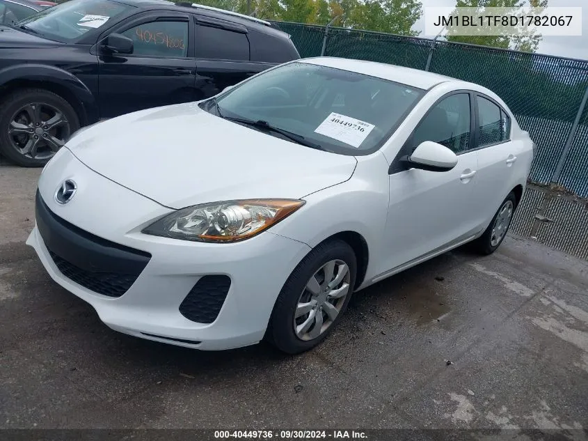 2013 Mazda Mazda3 I VIN: JM1BL1TF8D1782067 Lot: 40449736