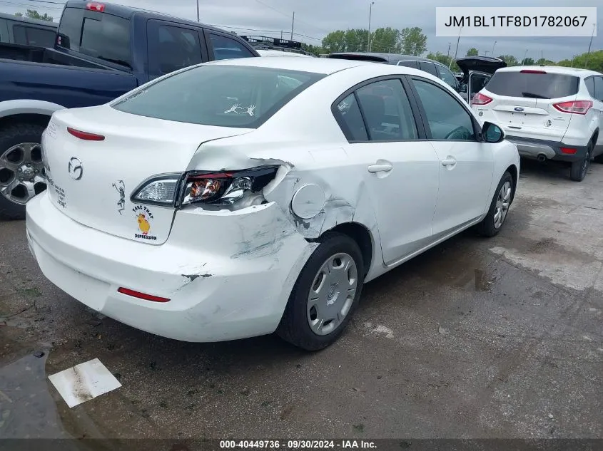 2013 Mazda Mazda3 I VIN: JM1BL1TF8D1782067 Lot: 40449736