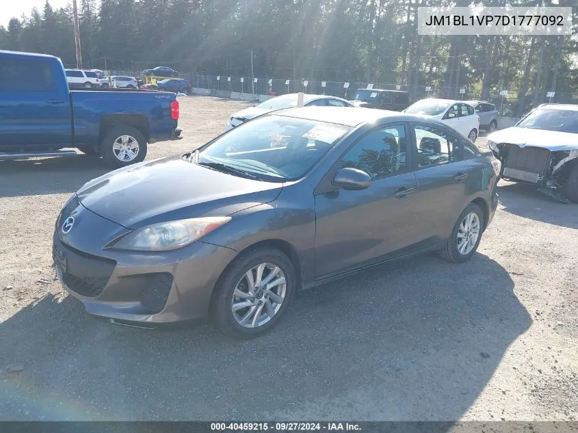 JM1BL1VP7D1777092 2013 Mazda Mazda3 I Touring