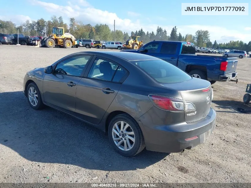 JM1BL1VP7D1777092 2013 Mazda Mazda3 I Touring