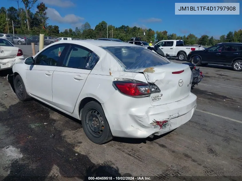 2013 Mazda Mazda3 I Sv VIN: JM1BL1TF4D1797908 Lot: 40459518