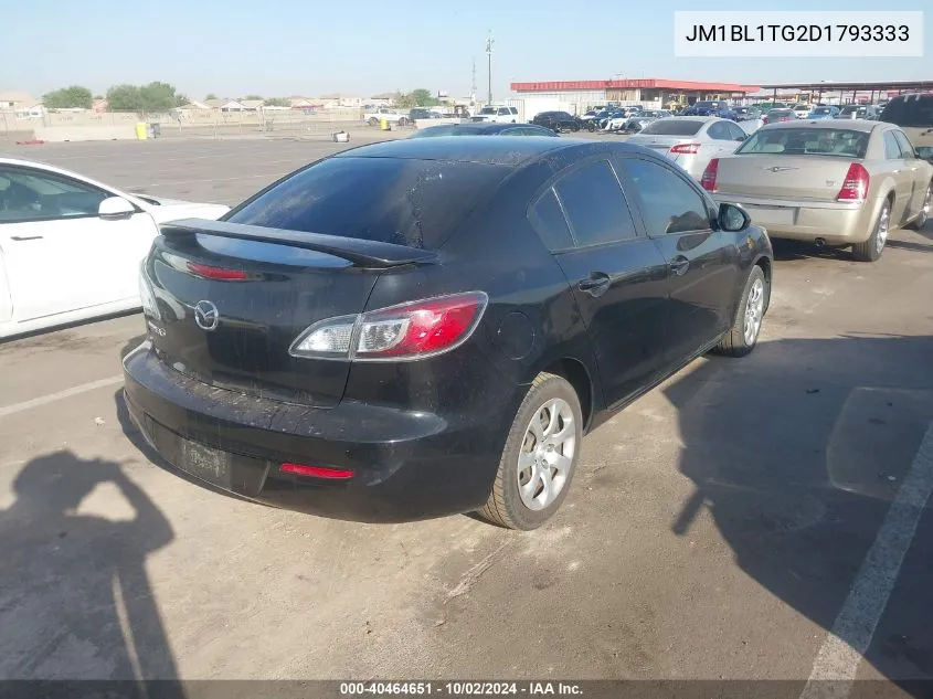 2013 Mazda Mazda3 I Sv VIN: JM1BL1TG2D1793333 Lot: 40464651