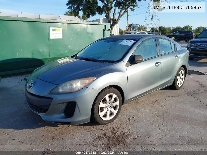 JM1BL1TF8D1705957 2013 Mazda Mazda3 I Sv