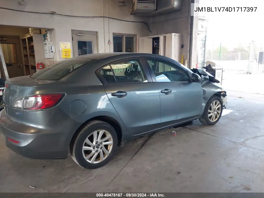 2013 Mazda Mazda3 I Touring VIN: JM1BL1V74D1717397 Lot: 40478167