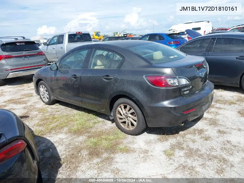 2013 Mazda Mazda3 I Touring VIN: JM1BL1V72D1810161 Lot: 40494699