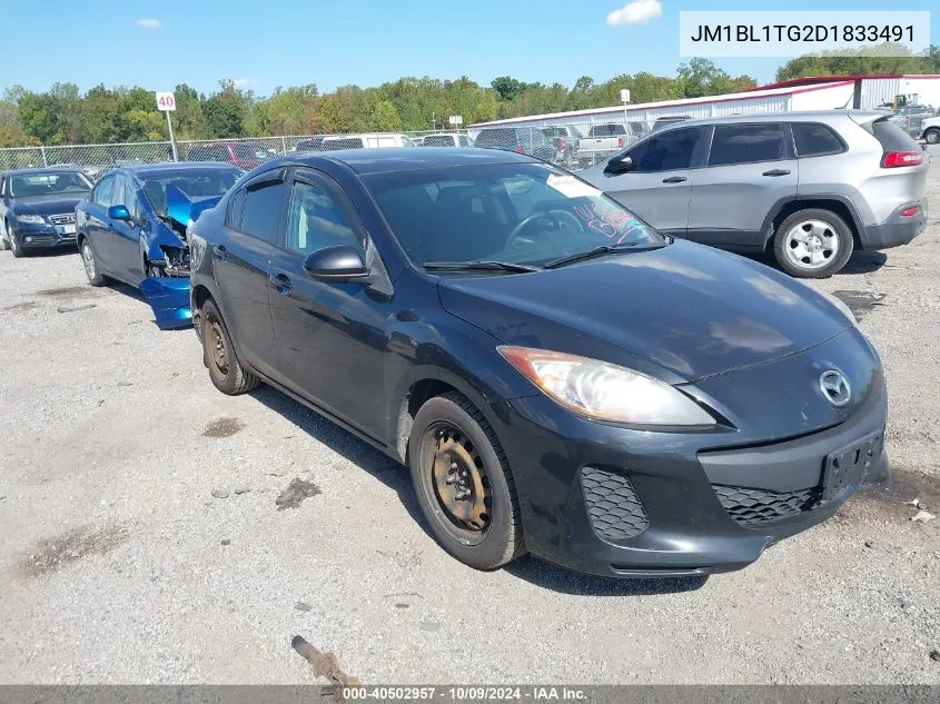 2013 Mazda Mazda3 I Sv VIN: JM1BL1TG2D1833491 Lot: 40502957