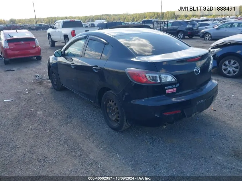 JM1BL1TG2D1833491 2013 Mazda Mazda3 I Sv