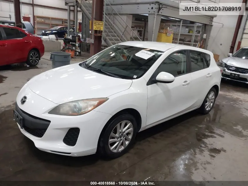 2013 Mazda Mazda3 I Touring VIN: JM1BL1L82D1708919 Lot: 40518568