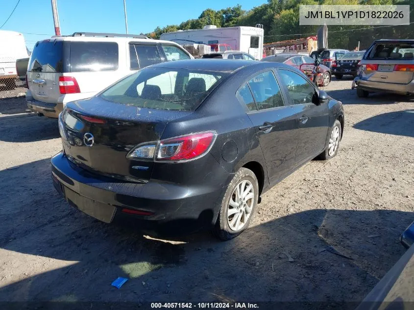 2013 Mazda Mazda3 I VIN: JM1BL1VP1D1822026 Lot: 40571542