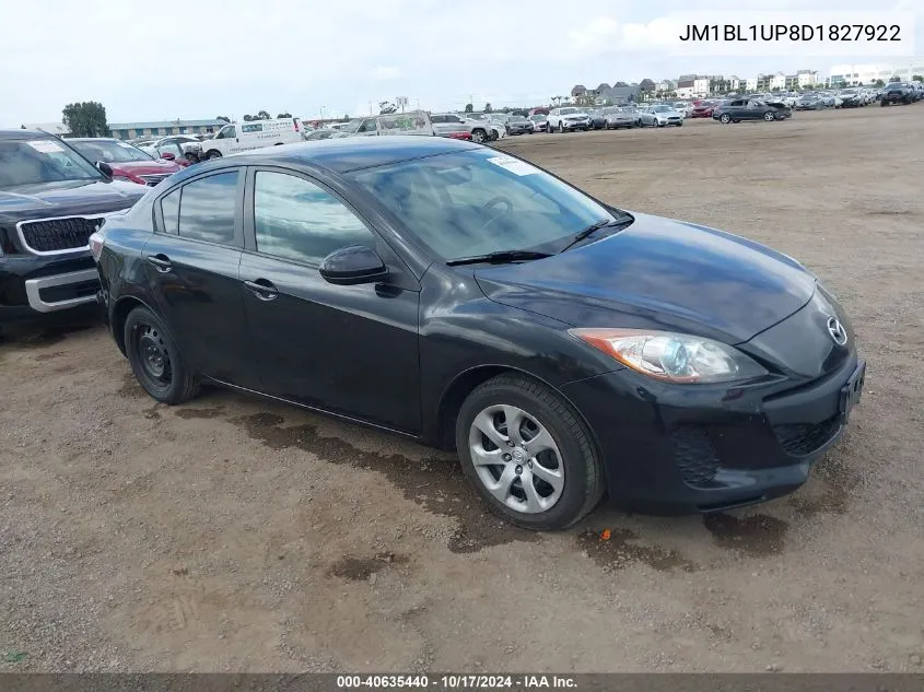 2013 Mazda Mazda3 I Sport VIN: JM1BL1UP8D1827922 Lot: 40635440