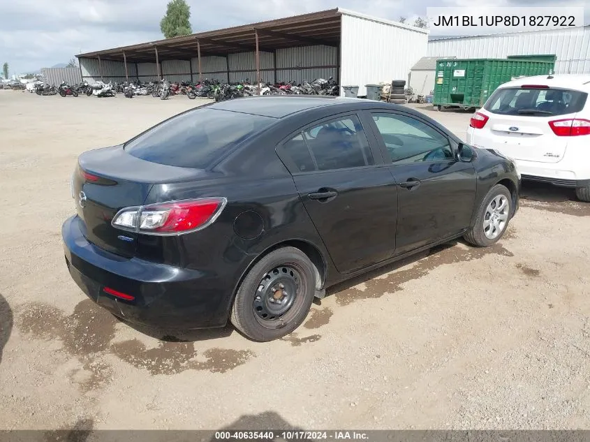 2013 Mazda Mazda3 I Sport VIN: JM1BL1UP8D1827922 Lot: 40635440