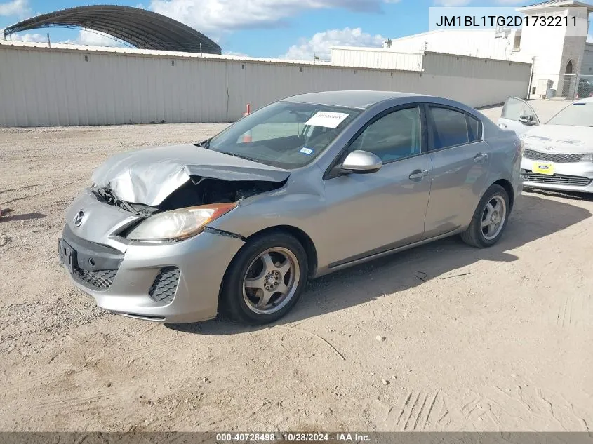 2013 Mazda Mazda3 I Sv VIN: JM1BL1TG2D1732211 Lot: 40728498