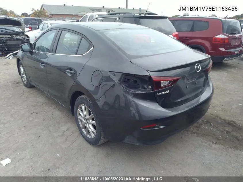 2014 Mazda 3 Mazda VIN: JM1BM1V78E1163456 Lot: 11838618