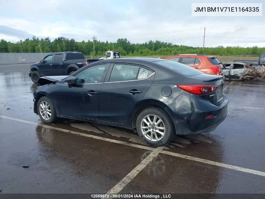 JM1BM1V71E1164335 2014 Mazda 3 Touring