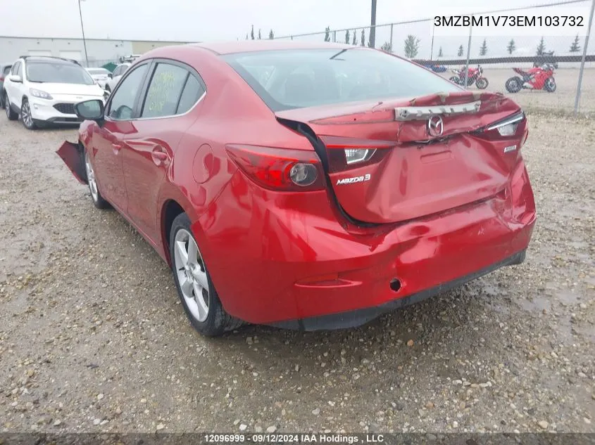 2014 Mazda Mazda3 VIN: 3MZBM1V73EM103732 Lot: 12096999