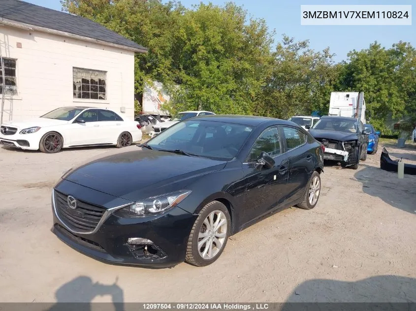 2014 Mazda Mazda3 VIN: 3MZBM1V7XEM110824 Lot: 12097504