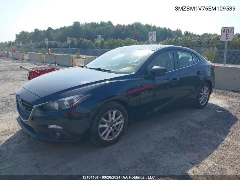 3MZBM1V76EM109539 2014 Mazda Mazda3