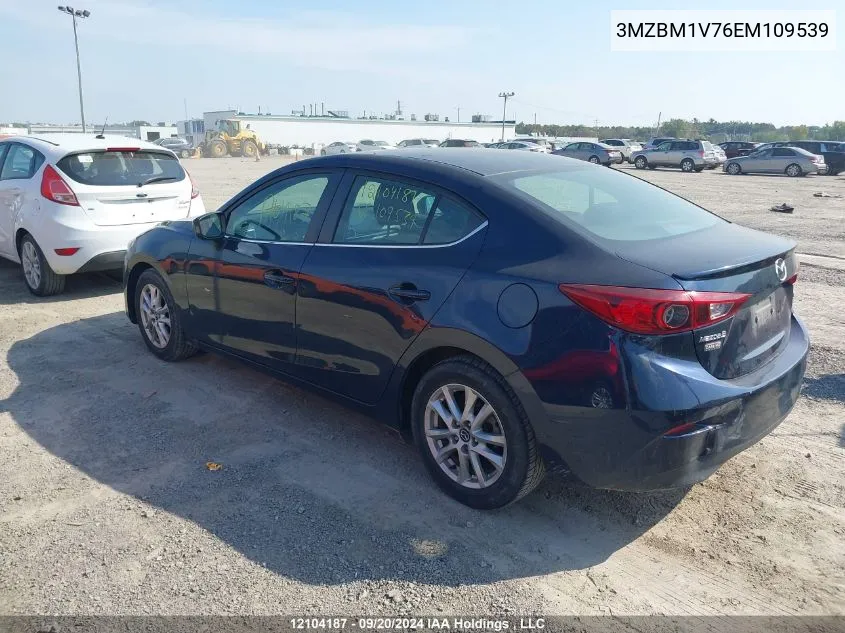 3MZBM1V76EM109539 2014 Mazda Mazda3