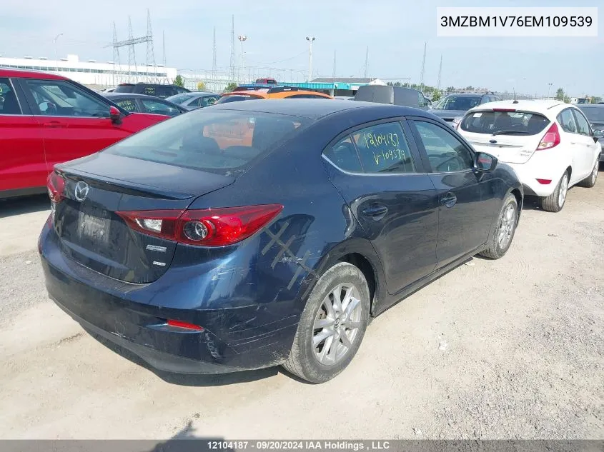 3MZBM1V76EM109539 2014 Mazda Mazda3