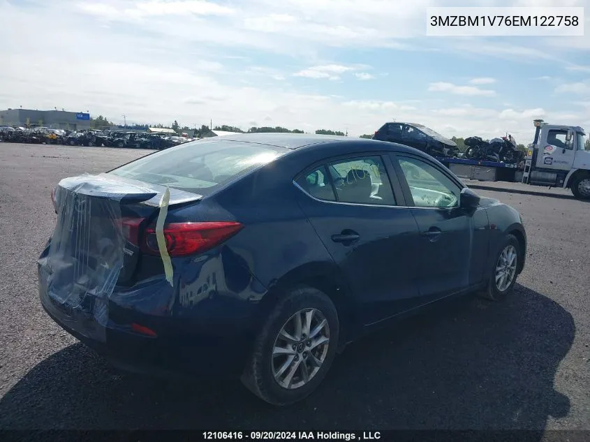 3MZBM1V76EM122758 2014 Mazda 3 Touring