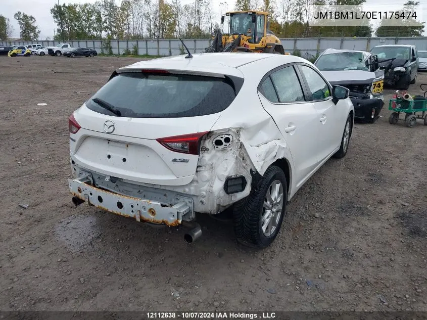 JM1BM1L70E1175474 2014 Mazda 3 Touring