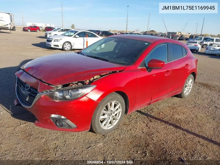 2014 Mazda 3 Touring VIN: JM1BM1L75E1169945 Lot: 30046654