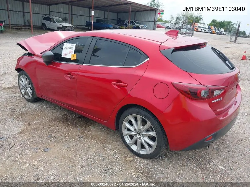 2014 Mazda Mazda3 S Grand Touring VIN: JM1BM1M39E1103040 Lot: 39240072