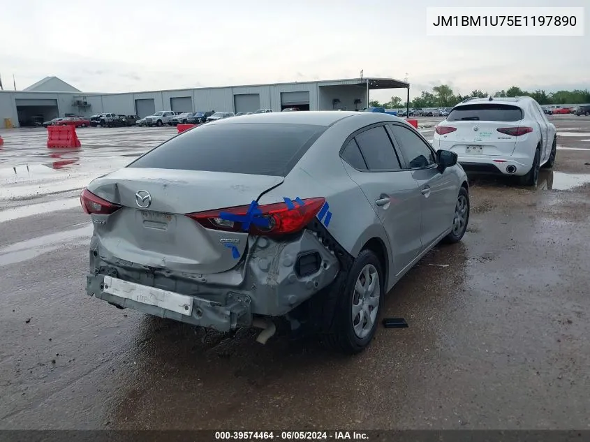 JM1BM1U75E1197890 2014 Mazda Mazda3 I Sport