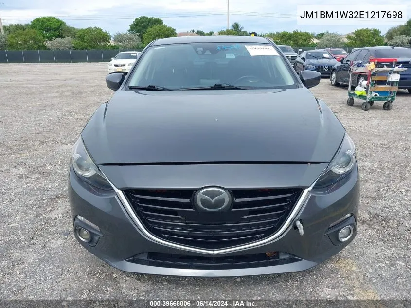 2014 Mazda Mazda3 S Grand Touring VIN: JM1BM1W32E1217698 Lot: 39668006