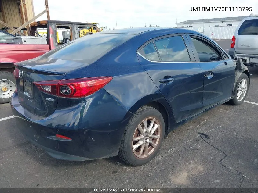 2014 Mazda Mazda3 I Touring VIN: JM1BM1V70E1113795 Lot: 39751623