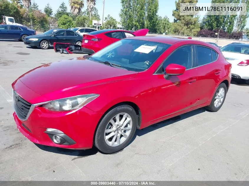 2014 Mazda Mazda3 I Touring VIN: JM1BM1L78E1116091 Lot: 39803440