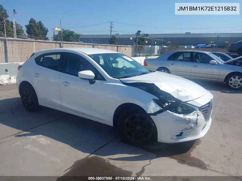 JM1BM1K72E1215832 2014 Mazda Mazda3 I Sport