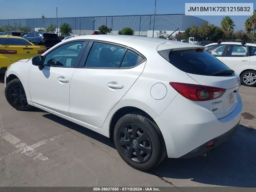 JM1BM1K72E1215832 2014 Mazda Mazda3 I Sport