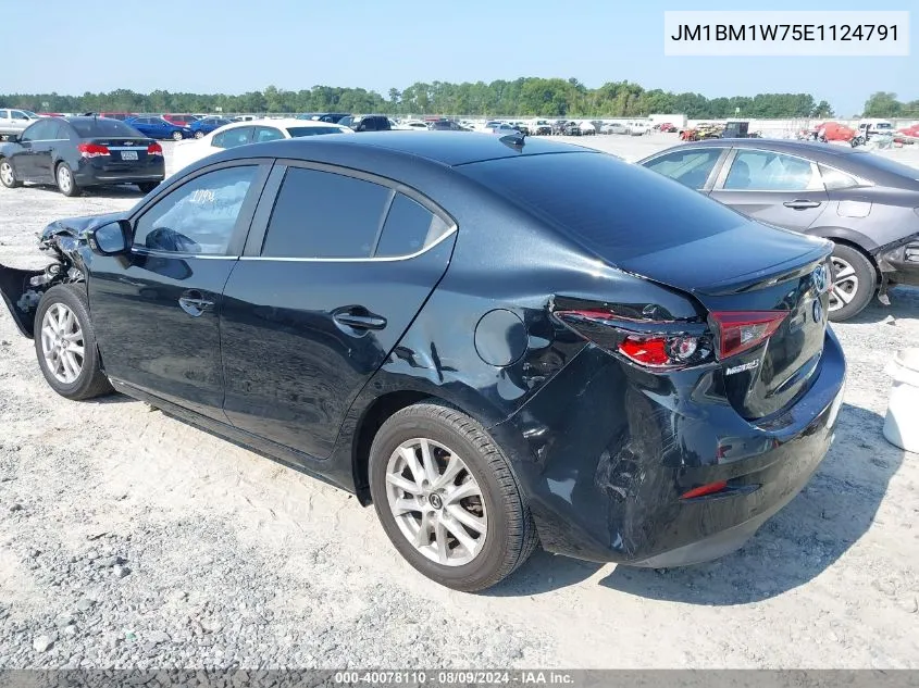 2014 Mazda Mazda3 I Grand Touring VIN: JM1BM1W75E1124791 Lot: 40078110