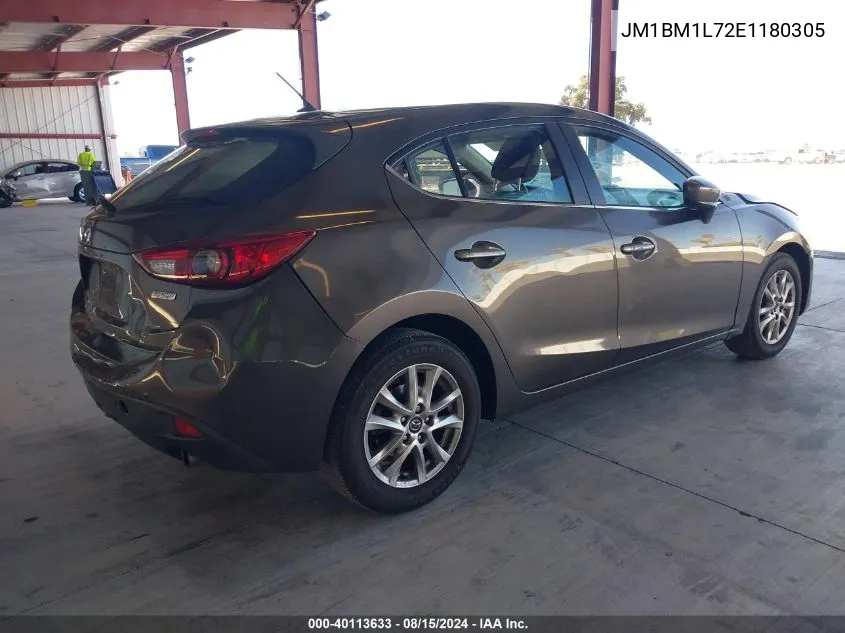 2014 Mazda Mazda3 I Touring VIN: JM1BM1L72E1180305 Lot: 40113633