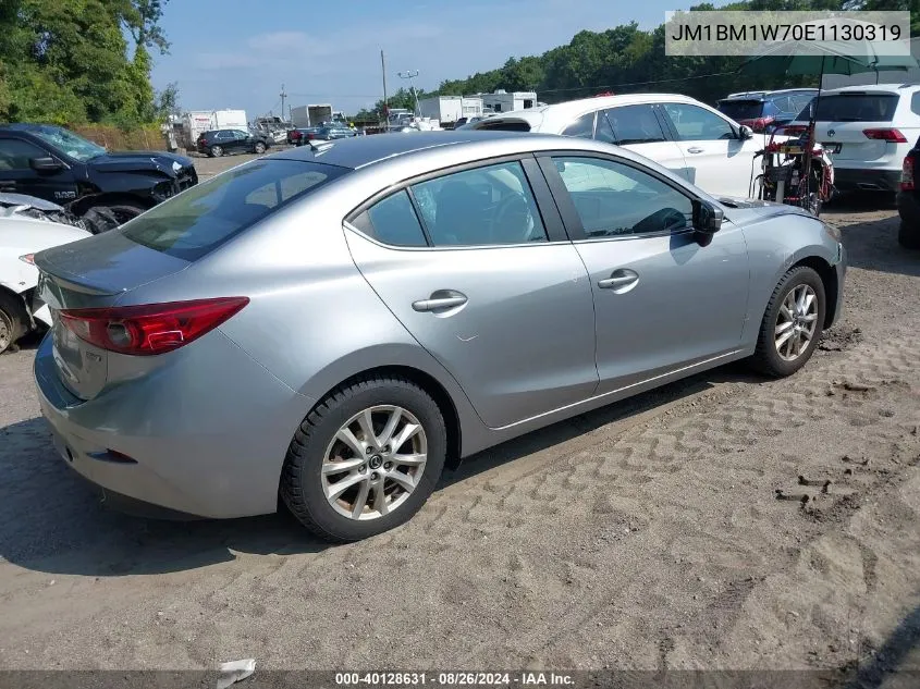 2014 Mazda Mazda3 I Grand Touring VIN: JM1BM1W70E1130319 Lot: 40128631