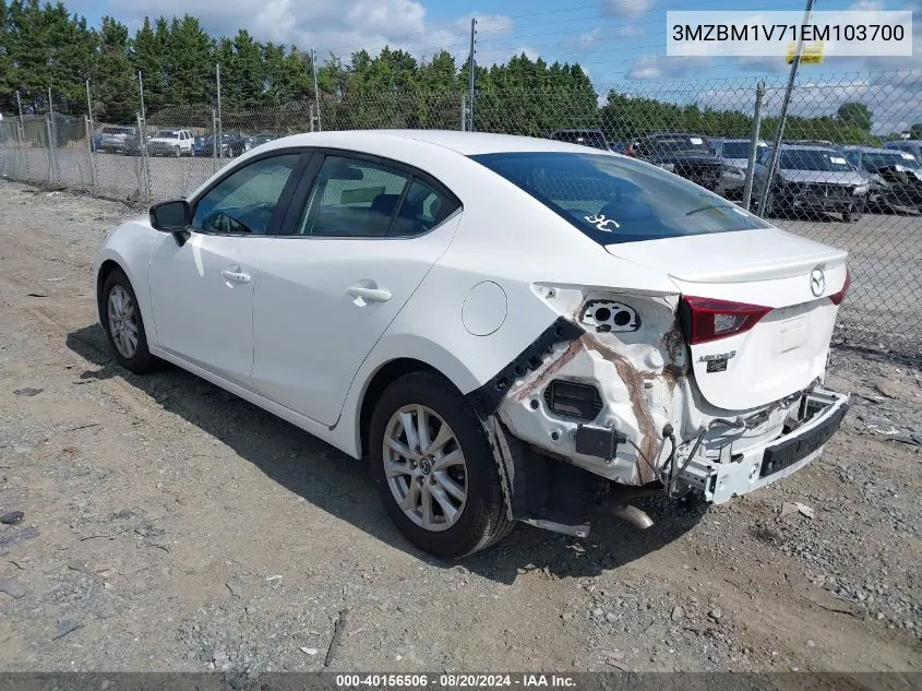 3MZBM1V71EM103700 2014 Mazda Mazda3 I Touring