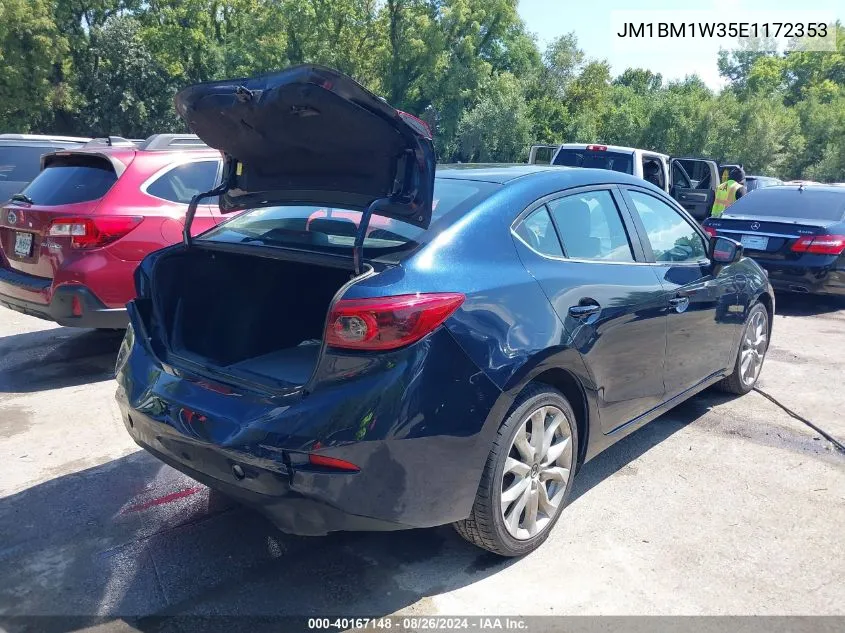 2014 Mazda Mazda3 S Grand Touring VIN: JM1BM1W35E1172353 Lot: 40167148