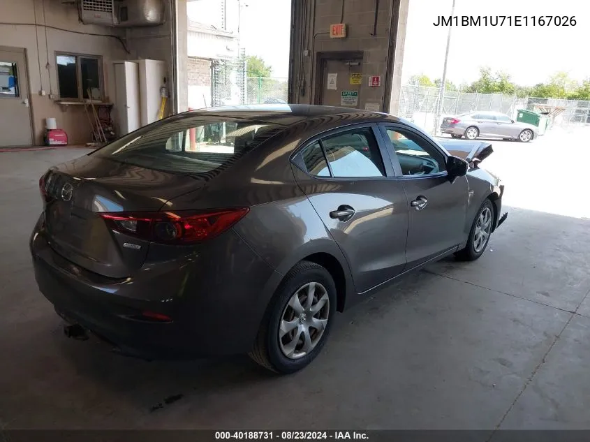 JM1BM1U71E1167026 2014 Mazda Mazda3 I Sport