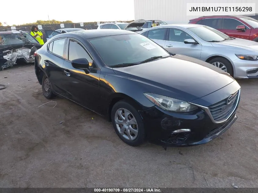 2014 Mazda Mazda3 I Sport VIN: JM1BM1U71E1156298 Lot: 40190709