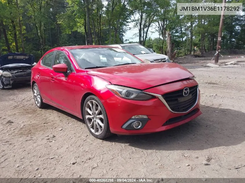 2014 Mazda 3 Touring VIN: JM1BM1V36E1178292 Lot: 40260288