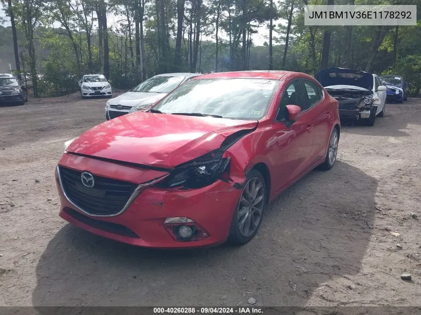 2014 Mazda 3 Touring VIN: JM1BM1V36E1178292 Lot: 40260288