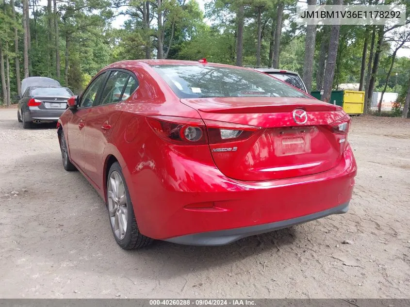 2014 Mazda 3 Touring VIN: JM1BM1V36E1178292 Lot: 40260288