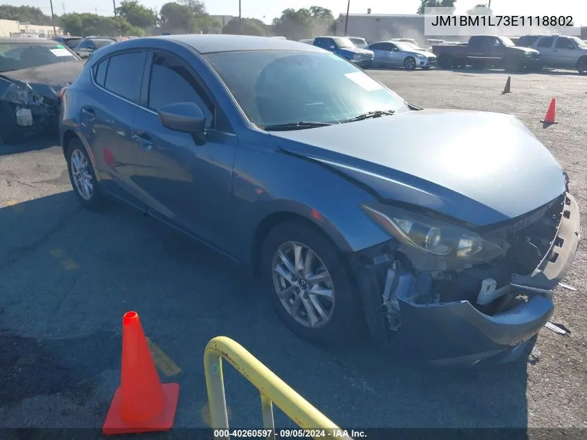 2014 Mazda Mazda3 I Touring VIN: JM1BM1L73E1118802 Lot: 40260597