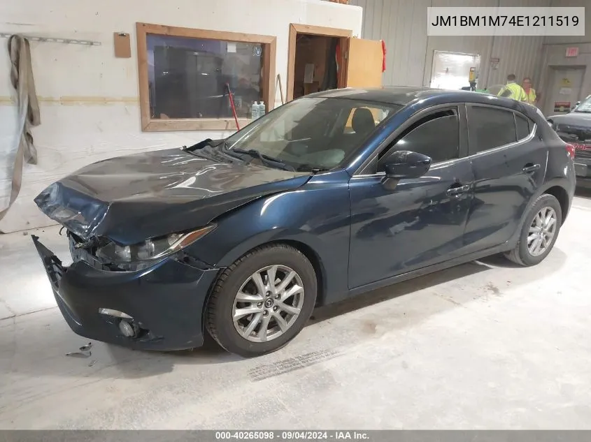 JM1BM1M74E1211519 2014 Mazda 3 Grand Touring