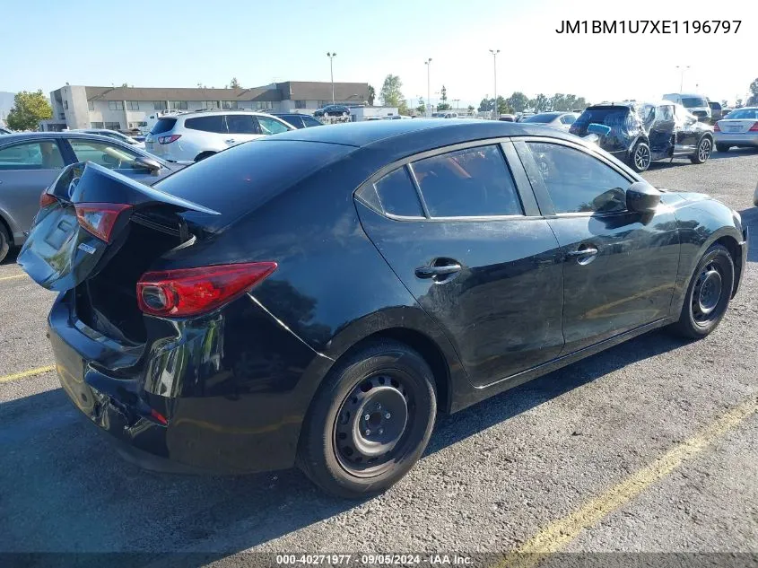 2014 Mazda Mazda3 I Sport VIN: JM1BM1U7XE1196797 Lot: 40271977