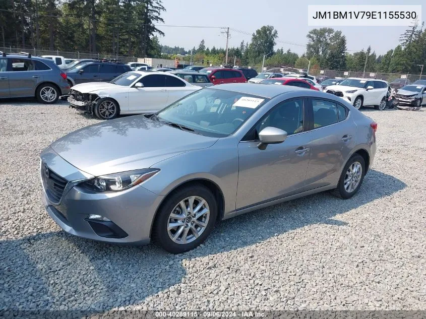 2014 Mazda Mazda3 VIN: JM1BM1V79E1155530 Lot: 40289115